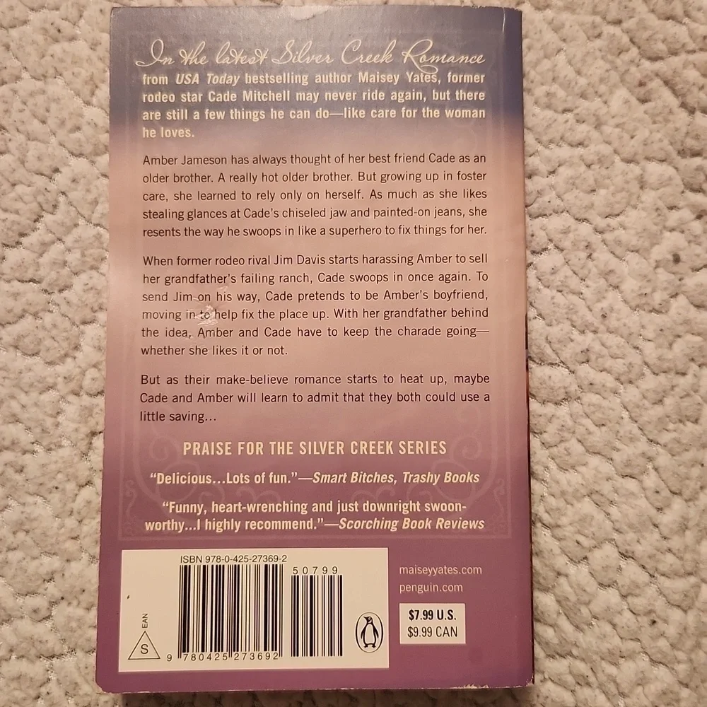 Maisey Yates Unbroken A Silver Creek Romance best seller Western softcover novel